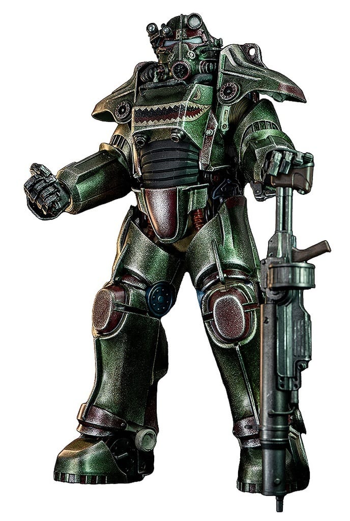 Fallout T-45 Hot Rod Shark Power Armor 1/6 ABS PVC POM Magnetic Painted Articulated Figure Figure [USED]