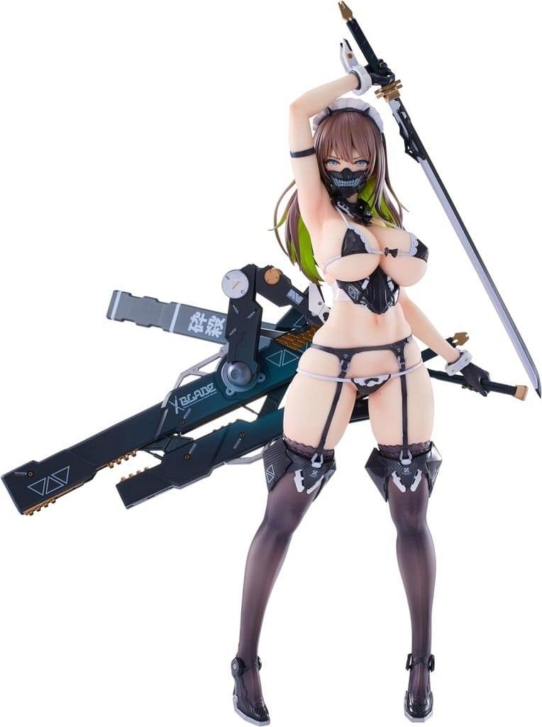 Maid Armament Maid Arms: Blade STD Ver. Illustration by Nidy2D PVC Painted Finished Product 1/7 Figure [USED]