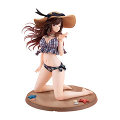 THE IDOLM@STER Shiny Colors Kogane Tsukioka Be-Bop Beach Ver. Lucrea Painted Finished Product Figure [USED]
