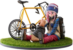 Laid-Back Camp Nadeshiko Kagamihara PVC Painted Finished Product 1/7 Figure [USED]