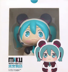 VOCALOID Hatsune Miku Panda Savings Box HATSUNE MIKU with YOU 2017 Exclusive Figure [USED]