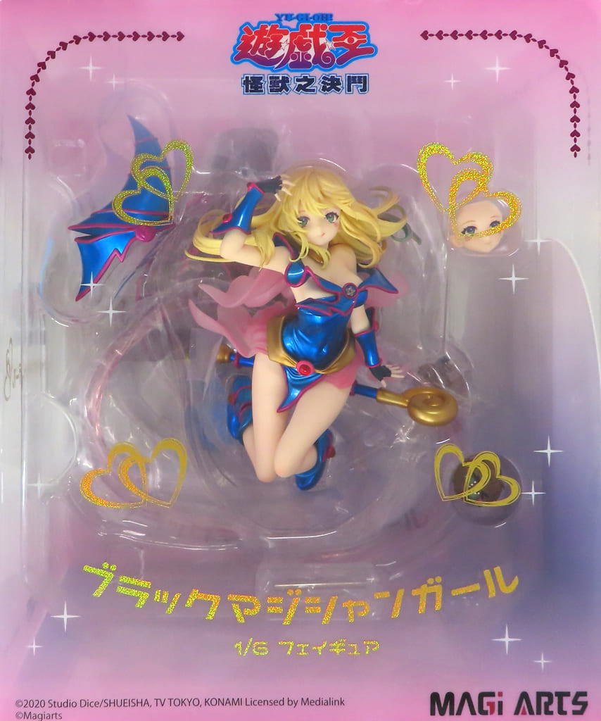 Yu-Gi-Oh! Dark Magician Girl Metallic Color Painted Finished Product 1/6 Wonder Festival Venue Exclusive Figure [USED]
