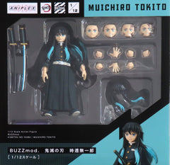 Demon Slayer: Kimetsu no Yaiba Muichirou Tokitou BUZZmod. Action Figure 1/12 Figure [USED]