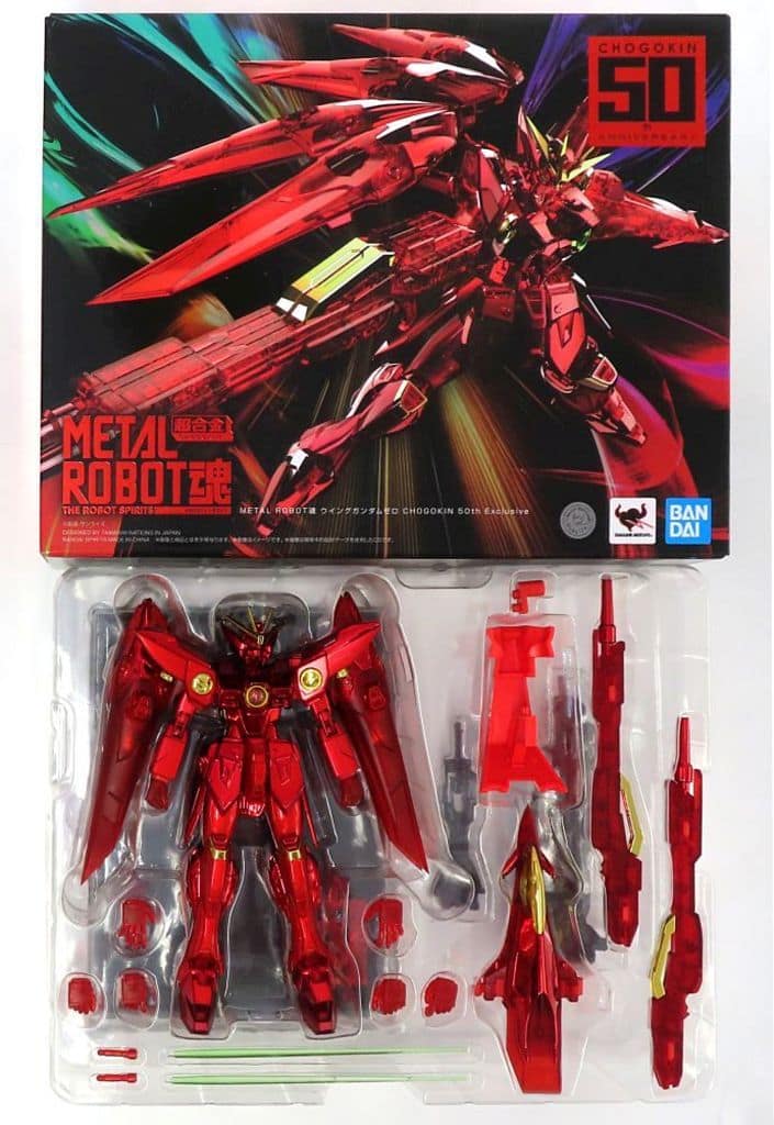 Mobile Suit Gundam Wing Wing Gundam Zero Chogokin 50th Exclusive Metal Robot Spirits Side MS Tamashii Nations Store Online Limited Figure [USED]