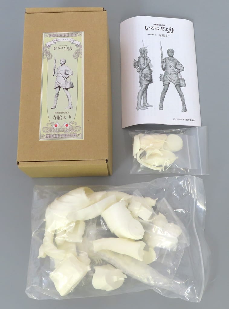 Kuusou Jouki Romantan Irohadayori Special Courier Mari Terawaki Garage Kit 1/6 Figure [USED]