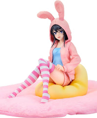 Rascal Does Not Dream of a Knapsack Kid Mai Sakurajima Rabbit Ears Ver. Hood Look Plastic Painted Finished Product 1/7 Figure [USED]