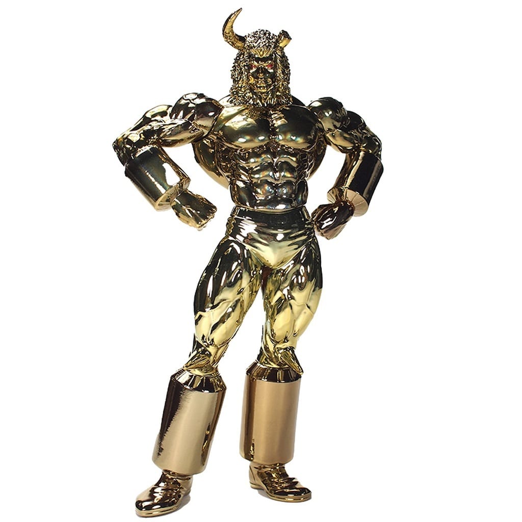 Kinnikuman Buffaloman 1.0 Gold Plated Ver. CCP Muscular Collection No.EX Figure [USED]