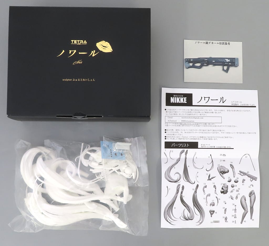 Goddess of Victory: Nikke Noir Resin Cast Kit 1/7 Wonder Festival 2024 Winter and BOOTH Exclusive Figure [USED]