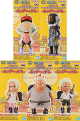Dr.Vegapunk, etc. One Piece World Collectable Figure Egg-Head Part 4 All 5 Types Set Figure [USED]