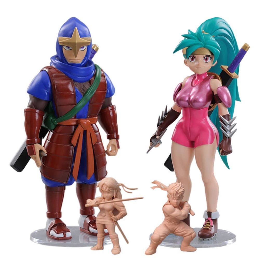 Shadow of the Ninja - Reborn Hayate Kaede Collectible Set Soft Vinyl Figure Figure [USED]