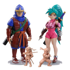 Shadow of the Ninja - Reborn Hayate Kaede Collectible Set Soft Vinyl Figure Figure [USED]