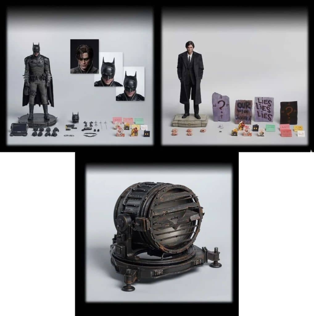 The Batman All in Set Flocked Ver. THE BATMAN 1/6 Action Figure [USED]