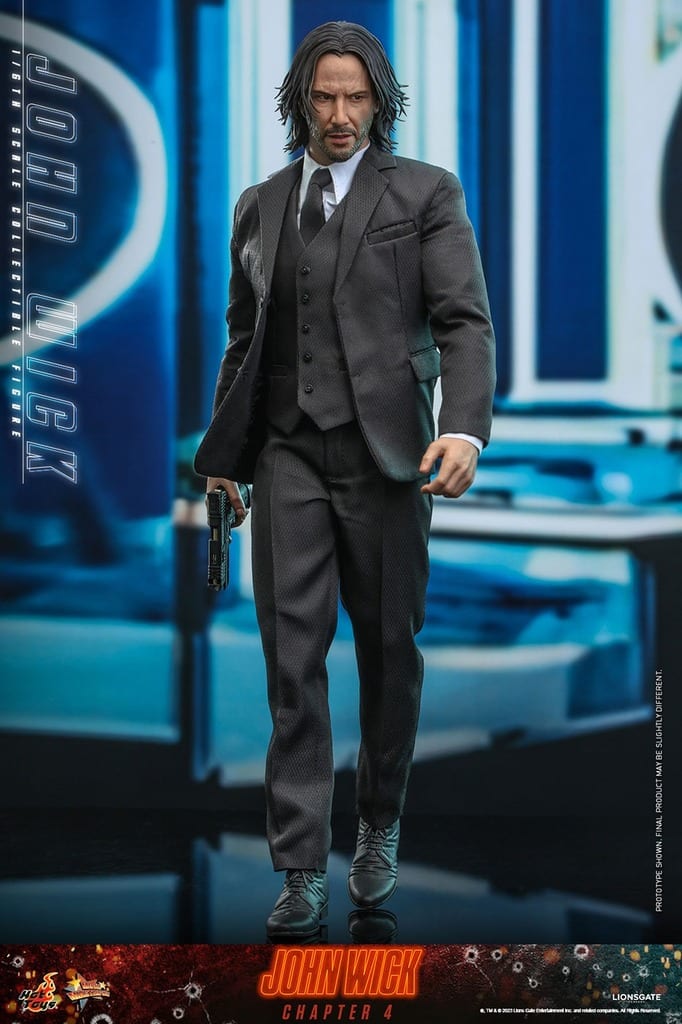 John Wick with Bonus Accessories John Wick: Chapter 4 Movie Masterpiece 1/6 Action Figure Toy Sapiens Limited Figure [USED]