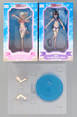 Fate/kaleid liner Prisma Illya 2wei! Illya Miyu Swimsuit Ver. Special Set PVC Painted Finished Product 1/7 Furyu Hobby Mall Limited Figure [USED]