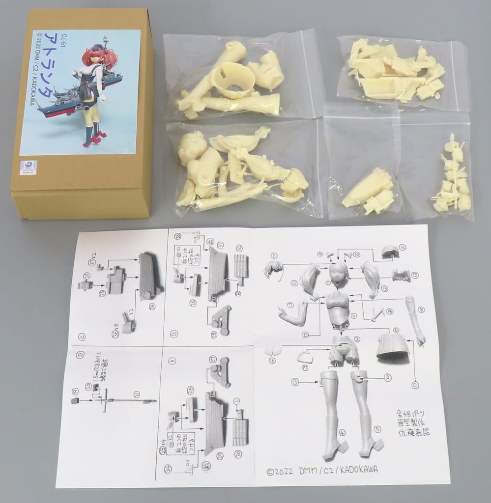 Kantai Collection -KanColle- Atlanta Garage Kit 1/8 Figure [USED]