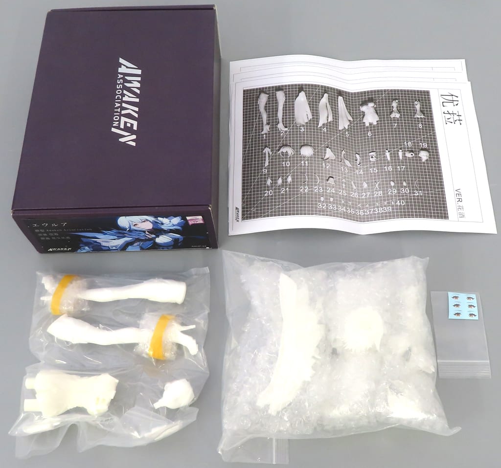 Genshin Eula Floral Sake Ver. Resin Cast Kit Figure [USED]