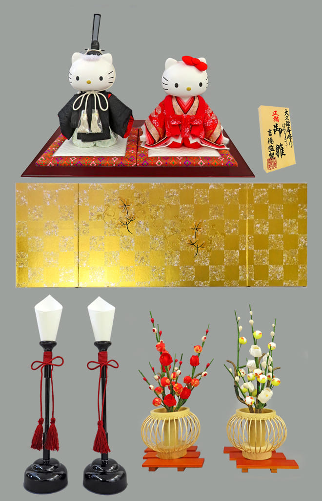 Sanrio Characters Hello Kitty Hina Doll by Toshimine Okubo Figure [USED]