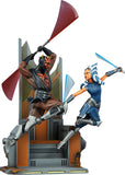 Ahsoka Tano VS Darth Maul Star Wars: The Clone Wars Diorama Figure [USED]