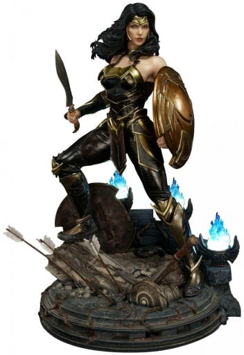 Injustice 2 Wonder Woman Great Hera Ver. Premium Masterline 1/4 Polystone Statue Figure [USED]