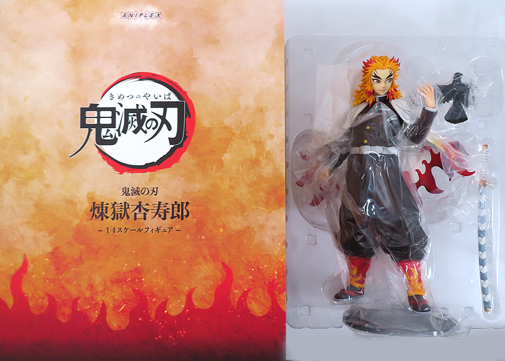 Kyojuro Rengoku Demon Slayer: Kimetsu no Yaiba 1/4 PVC & ABS Painted Finished Product ANIPLEX+ Limited Figure [USED]