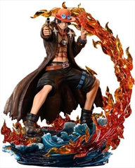 Portgas D. Ace One Piece Log Collection Large Statue Series 1/4 Painted Finished Product Figure [USED]