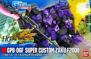 Super Custom Zaku F2000 GPB-06F Mokei Senshi Gunpla Builders Beginning G HG 1/144 Plastic Model [USED]