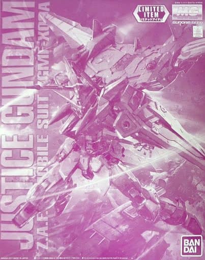 Justice Gundam ZGMF-X09A Clear Color Mobile Suit Gundam SEED MG 1/100 Event Limited Plastic Model [USED]