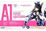 Kaede Agatsuma Megami Device X Alice Gear Agis KP463 Plastic Model [USED]