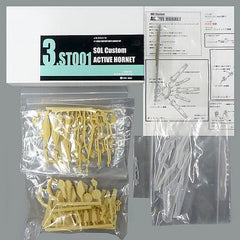 Sol Custom Active Hornet Megami Device Detail Up Parts Garage Kit ST001 1/1 Plastic Model [USED]