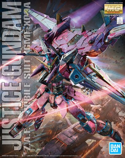 Justice Gundam ZGMF-X09A Mobile Suit Gundam SEED MG 1/100 Plastic Model [USED]