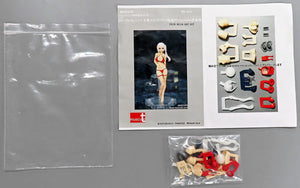 Smart Body Asra Ninja Red Swimsuit Modification Parts Megami Device Modification Kit Series No.15 Color Resin Cast Kit Plastic Model [USED]