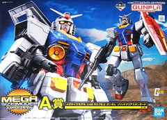 Gundam RX-78-2 Solid Clear Standard Mobile Suit Gundam 1st Ichiban Kuji Gunpla 2021 Megasize Model 1/48 Prize A Plastic Model [USED]