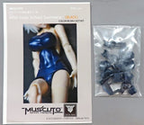 Black MSG Body School Swimwear Megami Device Modification Kit Series Detail Up Parts No.45 Color Resin Cast Kit Plastic Model [USED]