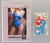 BNS Msg Body Bunny Girl Blue Megami Device Modification Kit Series No.43 Color Resin Cast Kit Plastic Model [USED]