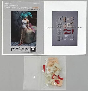 Asra MSG Body Bunny Girl White N Megami Device Modification Kit Series Detail Up Parts No.36 Color Resin Cast Kit Plastic Model [USED]