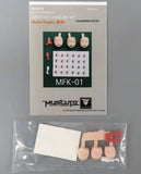 Bullet Knights Face Kit Set Megami Device Modification Kit Series Color Resin Cast Kit MFK-01 Plastic Model [USED]