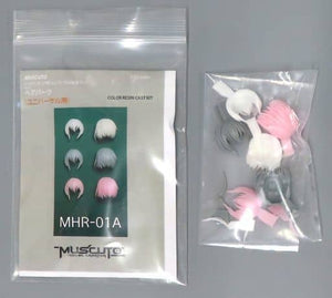 Universal for Figures Hair Parts Megami Device Modification Kit MHR-01A 1/12 Plastic Model [USED]