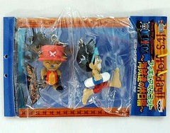 Luffy Chopper One Piece Figure Mascot Pirates Holiday Edition Luffy & Chopper Floating Ring & Beach Ball Mascot [USED]