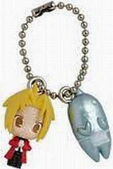 Edward Elric Alphonse Elric Fullmetal Alchemist Special Hagaren W Swing Vol.1 Monthly Shonen Gangan September Issue Supplement Key Chain [USED]