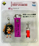 Haruhi Suzumiya Sasa no Ha Rhapsody Ver. The Melancholy of Haruhi Suzumiya Ichiban Kuji Premium Suzumiya Haruhi no Kujibiki Strap Prize F Key Chain [USED]