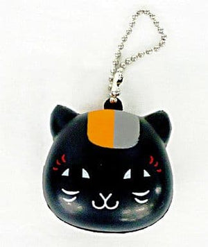 Black Nyanko Natsume's Book of Friends Iyashi Strap Monthly LaLa February 2009 Issue Supplement Key Chain [USED]