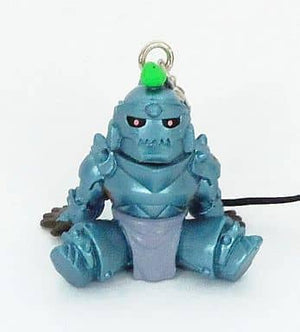 Alphonse Elric Fullmetal Alchemist Gangan Original Hagaren Swing Strap with Figure Monthly Shonen Gangan September Issue Supplement Key Chain [USED]