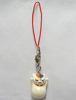 Nyanko-sensei Intimidation Natsume's Book of Friends Nyanko-sensei Strap Key Chain [USED]