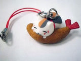 Deep Fried Shrimp Natsume's Book of Friends Nyanko-sensei Strap Key Chain [USED]