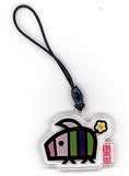 Pugee Shock of Green & Black UT x Monster Hunter Original Poogie Strap Graphic T-Shirt First Purchaser Benefit Key Chain [USED]