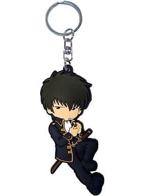 Hijikata Gintama Rubber Mascot Key Chain [USED]