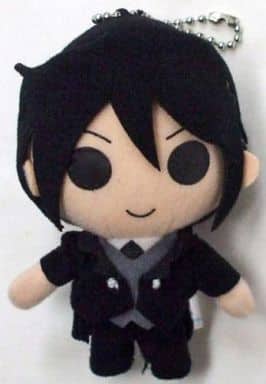 Sebastian Michaelis Black Butler Key Chain Mascot Key Chain [USED]