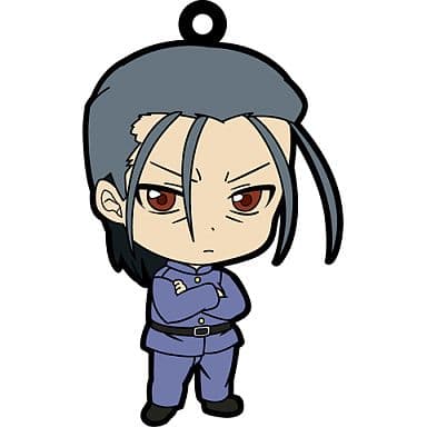 Hajime Saito Rurouni Kenshin: New Kyoto Arc Trading Rubber Strap Key Chain [USED]