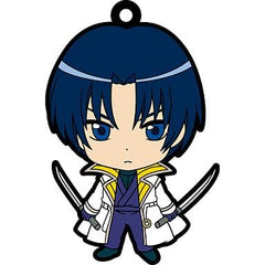 Aoshi Shinomori Rurouni Kenshin: New Kyoto Arc Trading Rubber Strap Key Chain [USED]