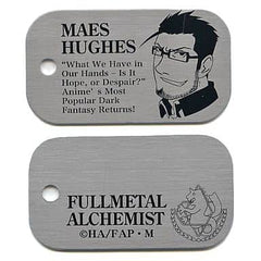 Maes Hughes Fullmetal Alchemist Tag Plate Animate Fullmetal Alchemist Fair Limited Key Chain [USED]
